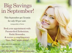 big savings in september